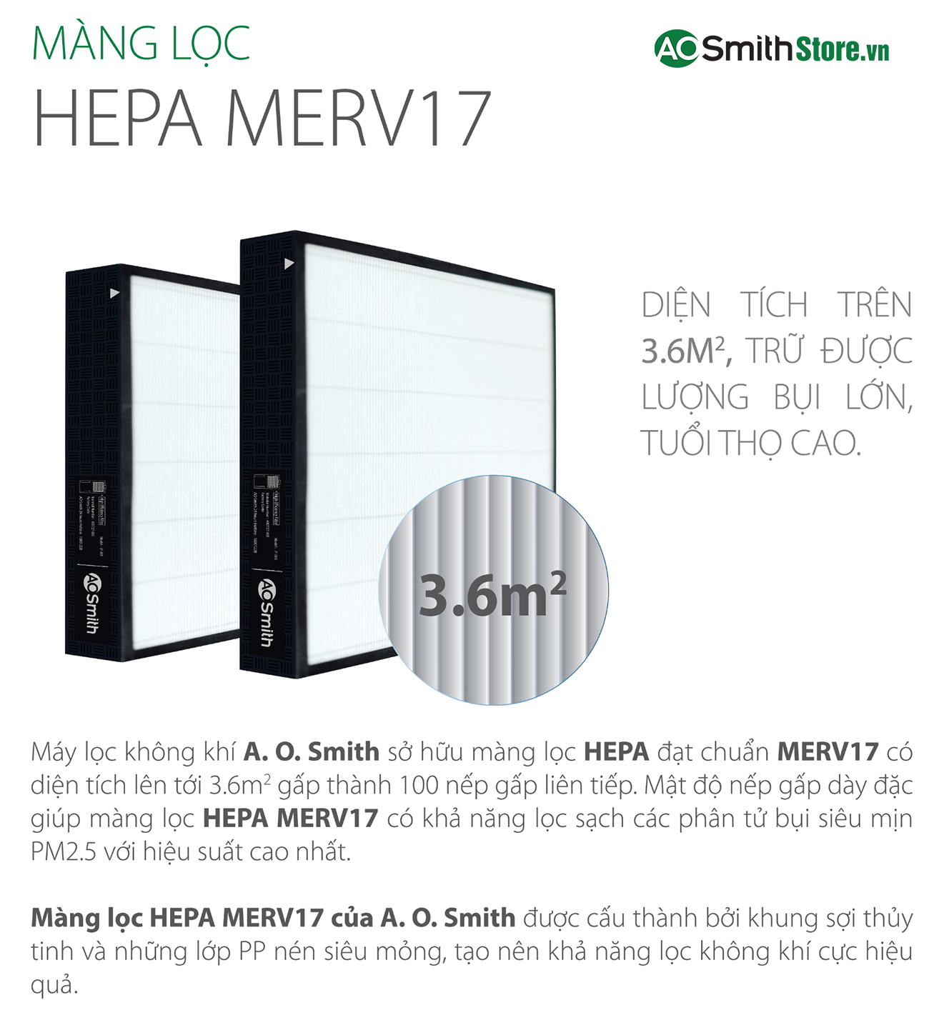 Máy lọc không khí Aosmith KJ420F-B01