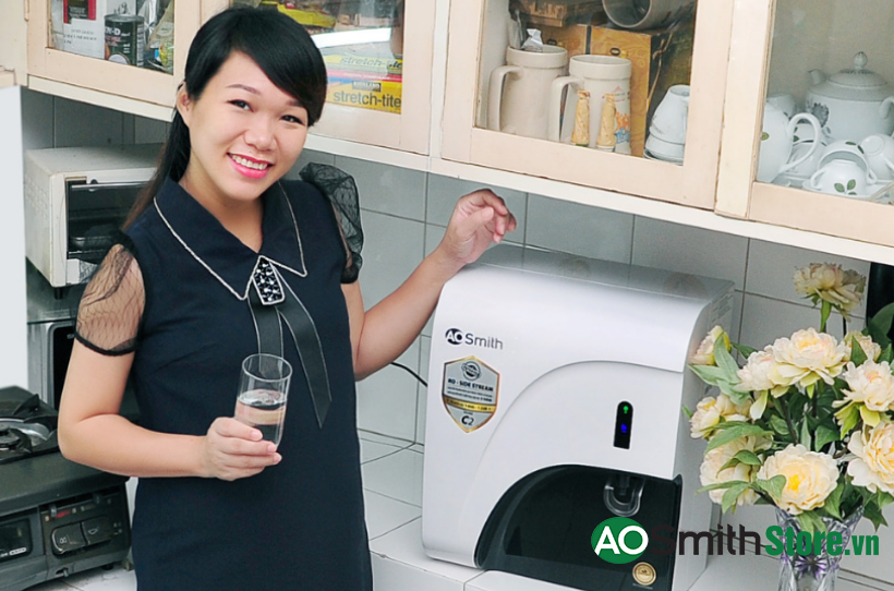 Hình ảnh thực tế Máy lọc nước Aosmith C2