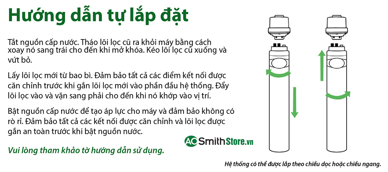 Máy Lọc Nước Aosmith Micro Filter AO-MF-ADV