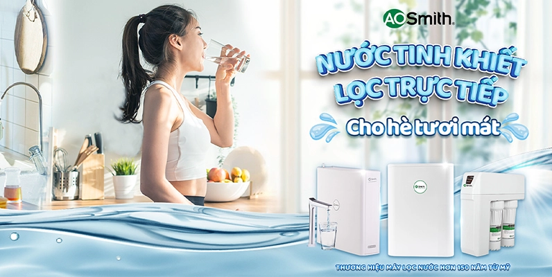 Tốp 5 Máy lọc nước Aosmith bán chạy nhất năm 2025